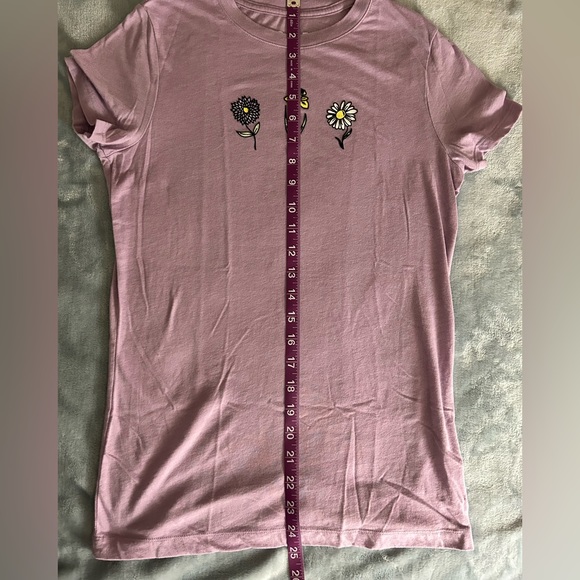 Free State Lilac Tee with Felt Flowers - Picture 4 of 7